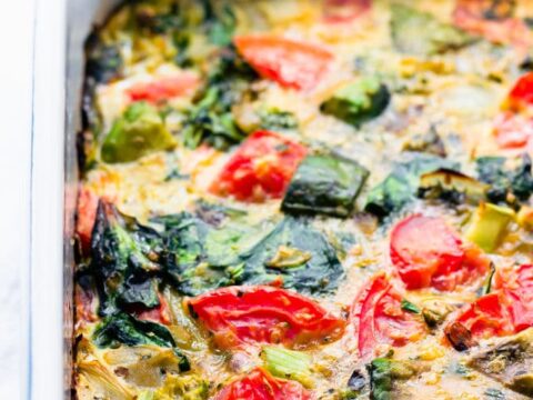 Image for Whole30 Breakfast Casserole (Vegetarian, Paleo)