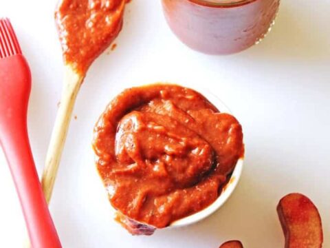 Image for Smoky rhubarb barbecue sauce
