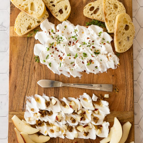 Dairy Free Cream Cheese Board, 2 Ways • The Fit Cookie