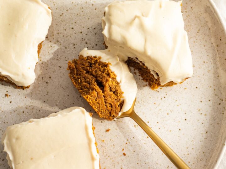 Image for Vegan Pumpkin Cake (Oat & Almond flour) with Cream Cheese Frosting