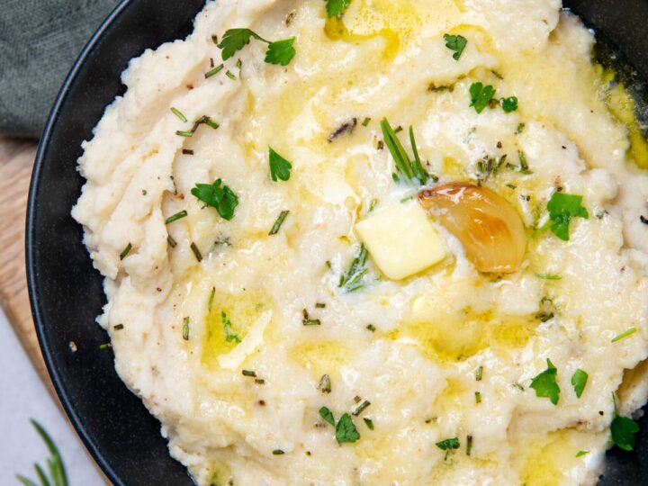 Image for Roasted Garlic Mashed Cauliflower Recipe