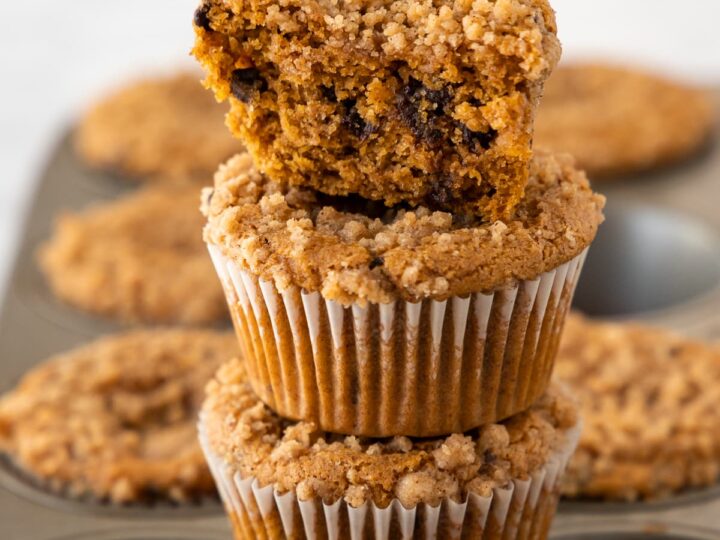 Image for Gluten Free Chocolate Chip Pumpkin Muffins (Vegan)