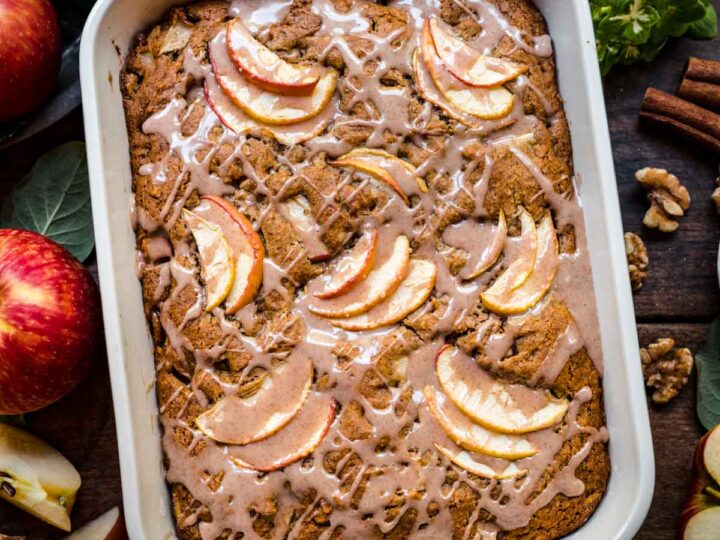 Image for Vegan Apple Cake with Cinnamon Glaze