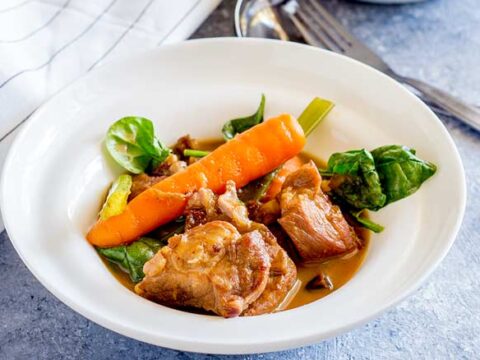 Image for Instant Pot Pork Stew with Maple Syrup (Paleo and Gluten Free)