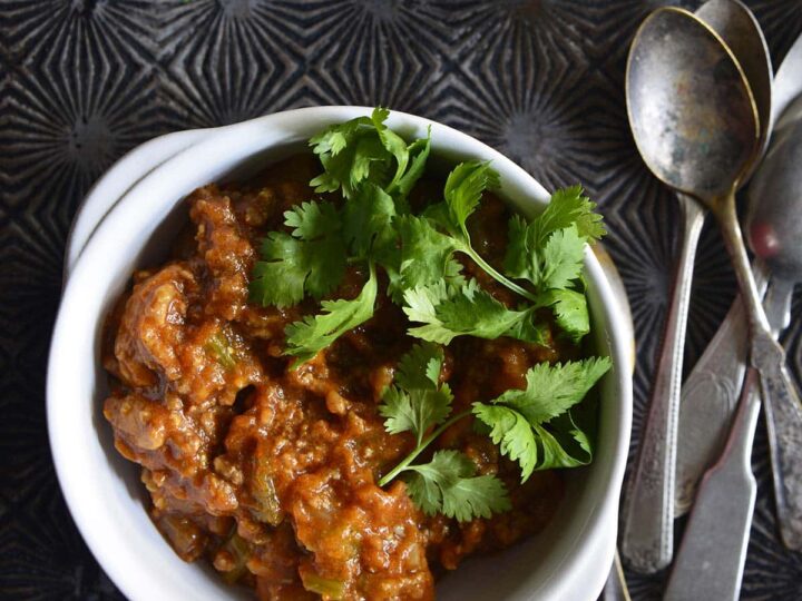 Image for Instant Pot Keto Low Carb Beef Chili Recipe (Beanless Low Carb Chili)