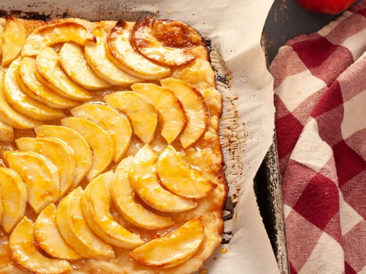 Image for Ina Garten's French Apple Tart Made Gluten-free & Vegan (Top 8 free too!)