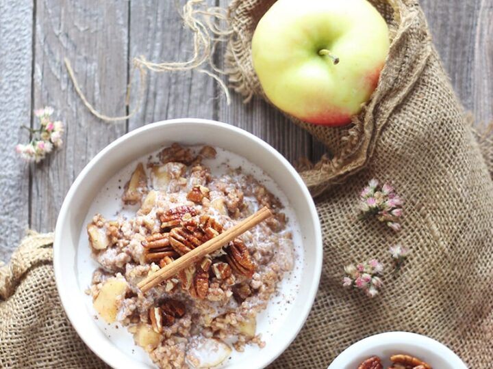 Image for APPLE PIE STEEL CUT OATS WITH CANDIED MAPLE PECANS