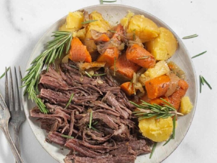 Image for Whole30 Pot Roast With Keto Options {Instant Pot or Slow Cooker}