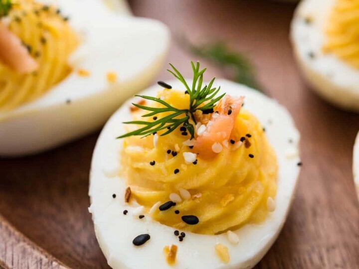 Image for Smoked Salmon Deviled Eggs