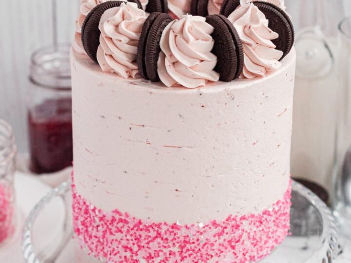 Image for Strawberry Oreo Cake (Vegan & Gluten-Free)