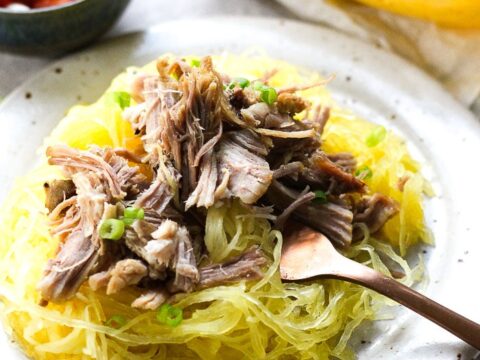 Image for Instant Pot Spaghetti squash with pulled pork