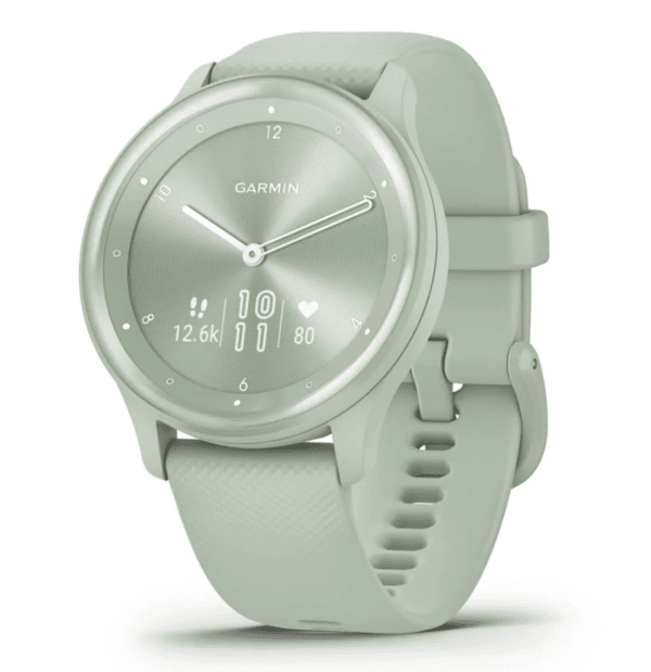 mint color garmin watch for women. 