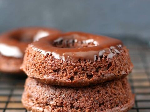 Image for Chocolate Gingerbread Donuts (Gluten Free, Vegan)