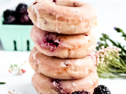 Image for Baked Blackberry Donuts (vegan and gluten free) · Allergylicious