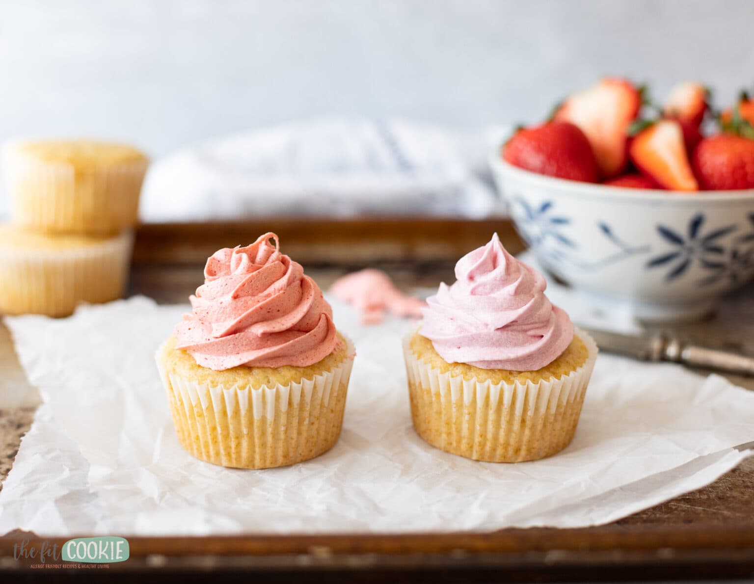 Dairy Free Strawberry Frosting (2 Ways) • The Fit Cookie