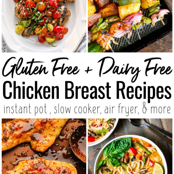 Discover delicious chicken breast recipes that are both gluten-free and dairy-free.