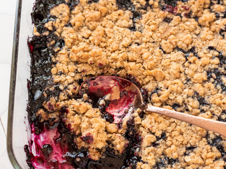 Image for Gluten Free Blueberry Crisp with Fresh Blueberries (Dairy Free)