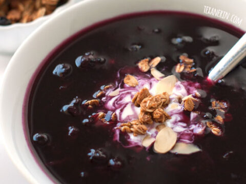 Image for Healthier Swedish Blueberry Soup (vegan, gluten-free, paleo)