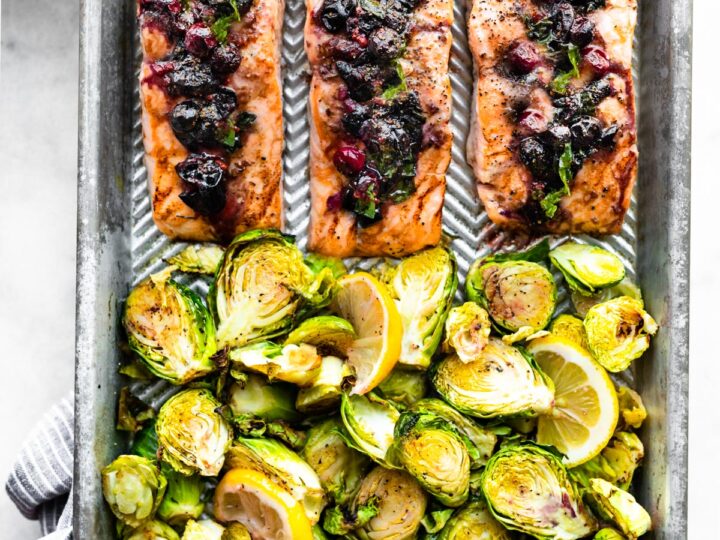 Image for Blueberry Salmon (Sheet Pan Meal)